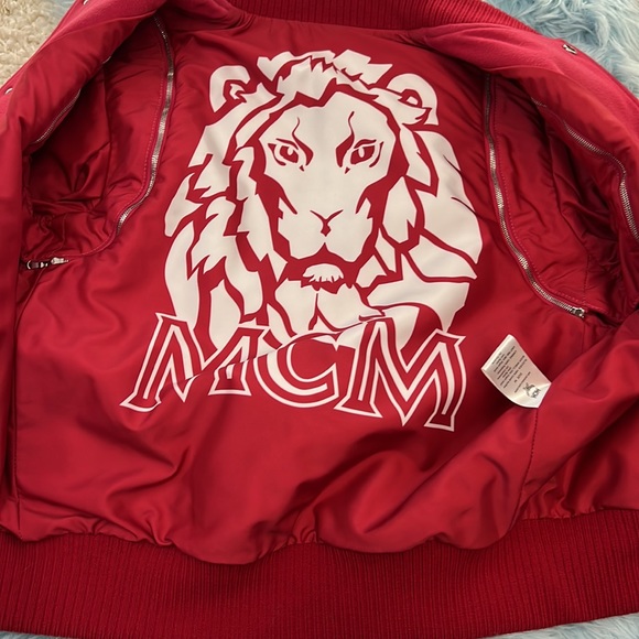NWOT! Red Mens MCM Varsity Jacket/Vest! Size Medium! - Picture 8 of 11